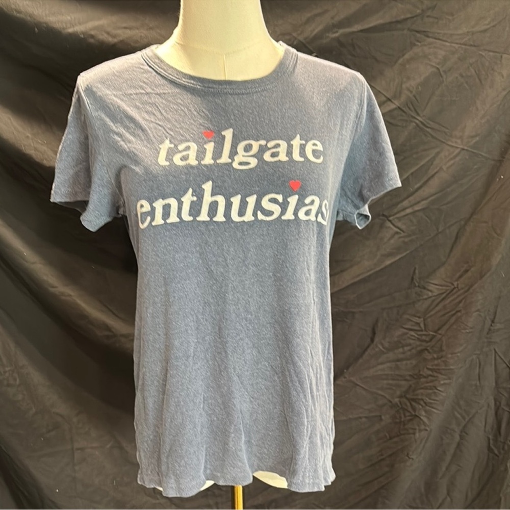 Junk Food Clothing Blue Tailgate Enthusiast Tee